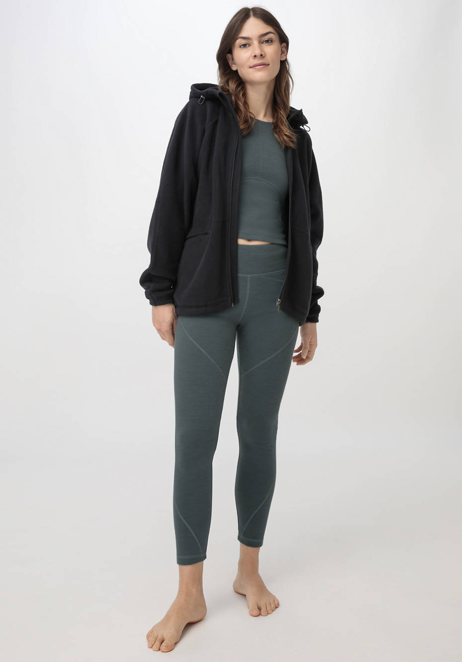 Softfleece Jacke ACTIVE COMFORT aus reiner Bio-Baumwolle