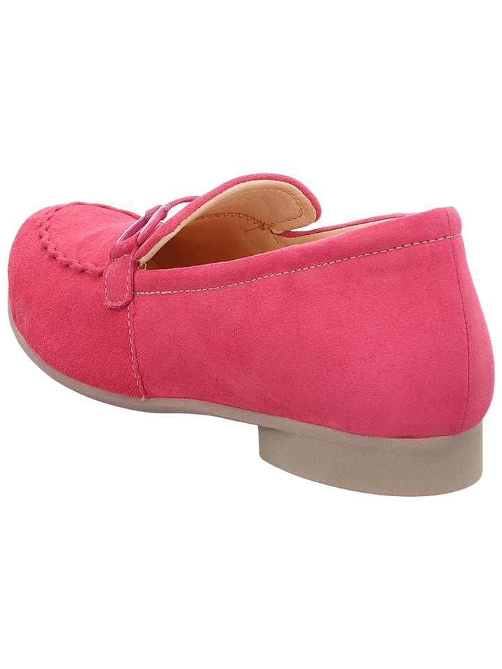 Think! Leder-Mokassins in Pink günstig kaufen