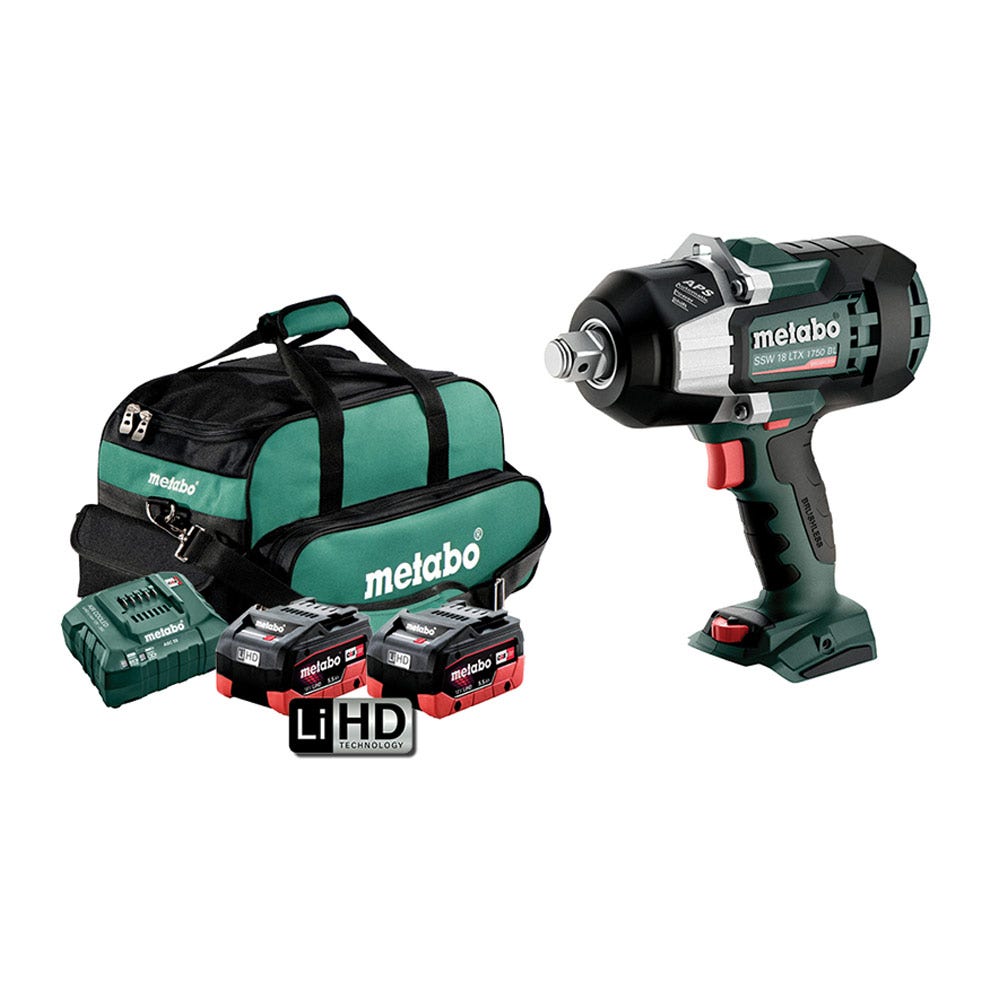 Conjunto de Chaves de Impacto METABO 18 V 2 x 5,5 Ah AU60240201