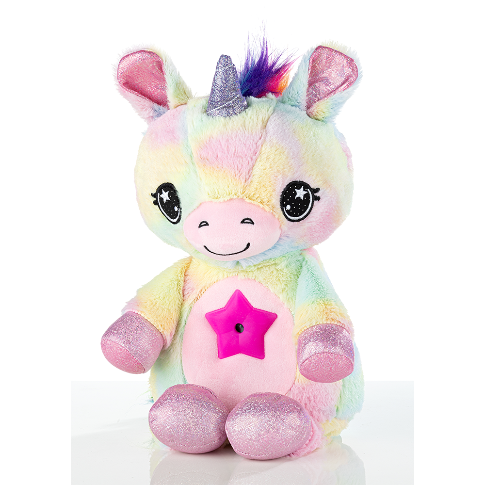 MEDIA SHOP Kuschel-Nachtlicht - Regenbogen Einhorn