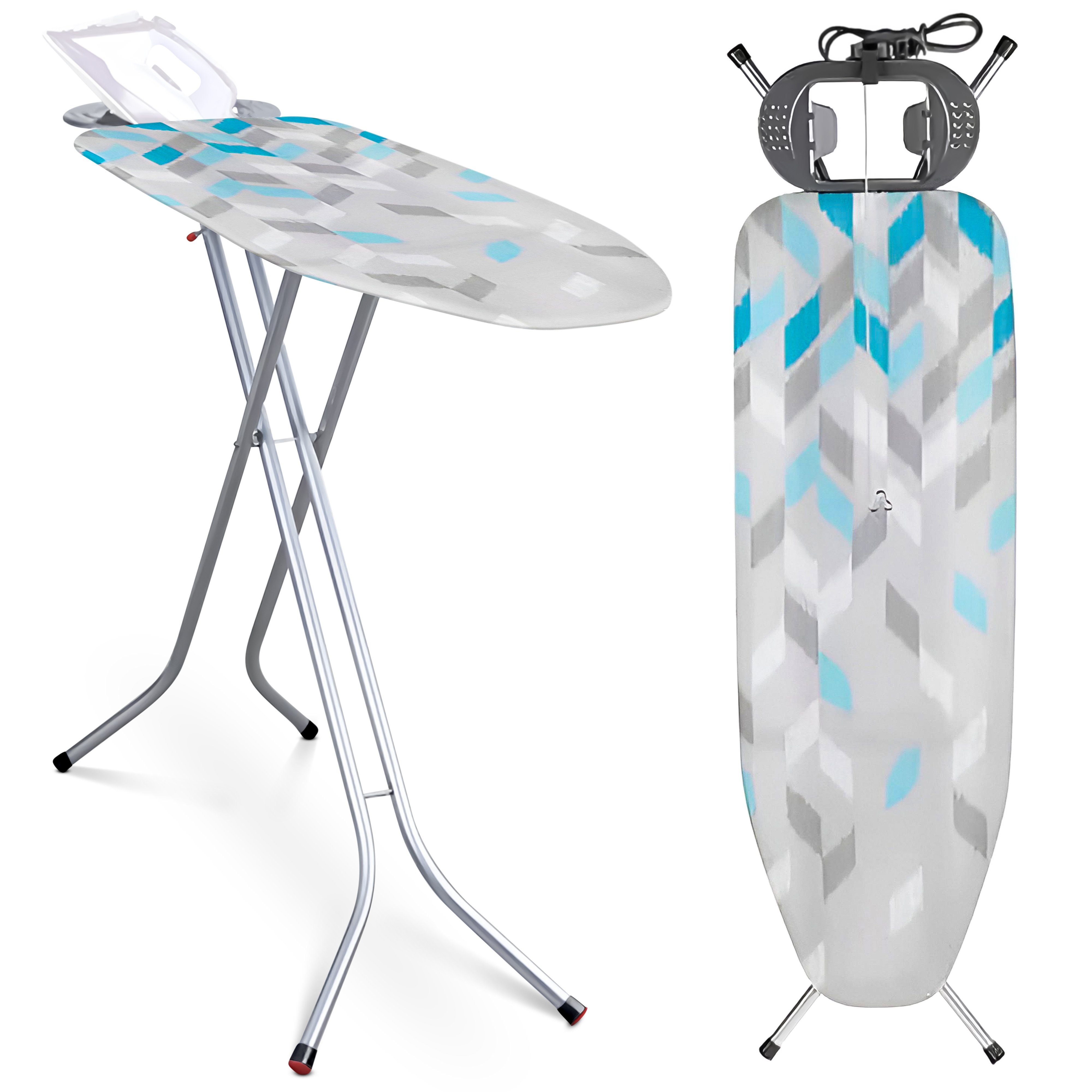 habeig Aktivbügeltisch Bügelbrett Bügeltisch Elektro Steckdose Bügelfläche 120x38 cm, Bügelfläche 120,00x38,00 cm, inkl. Steckdose