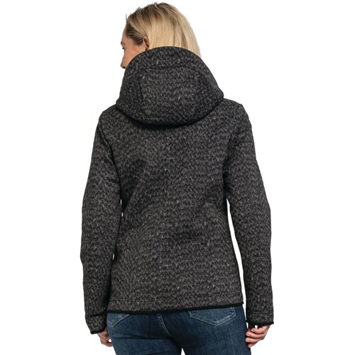 DAMEN UNTERJACKE FLEECE HOODY AURORA L