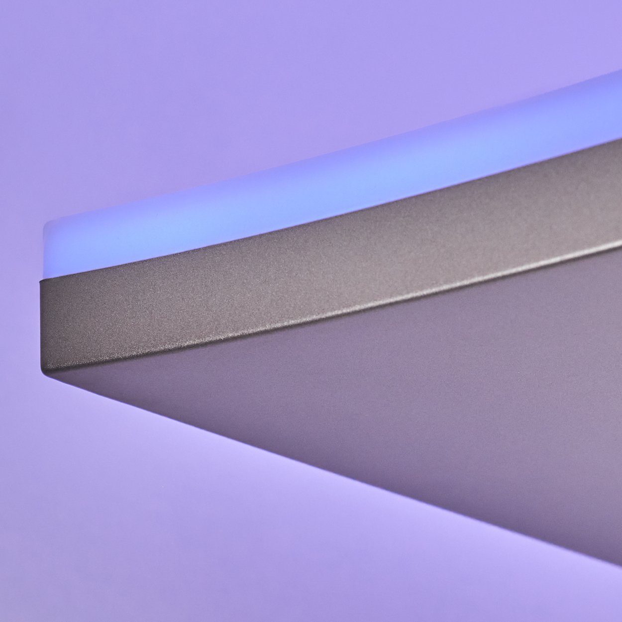 hofstein Stehlampe LED Steh Boden Leuchte RGB Farbwechsler Wohn Schlaf Raum Beleuchtung
