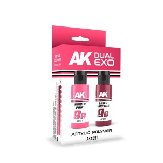 Dual Exo Set 9 - 9A Ranger Pink & 9B Laser Magenta