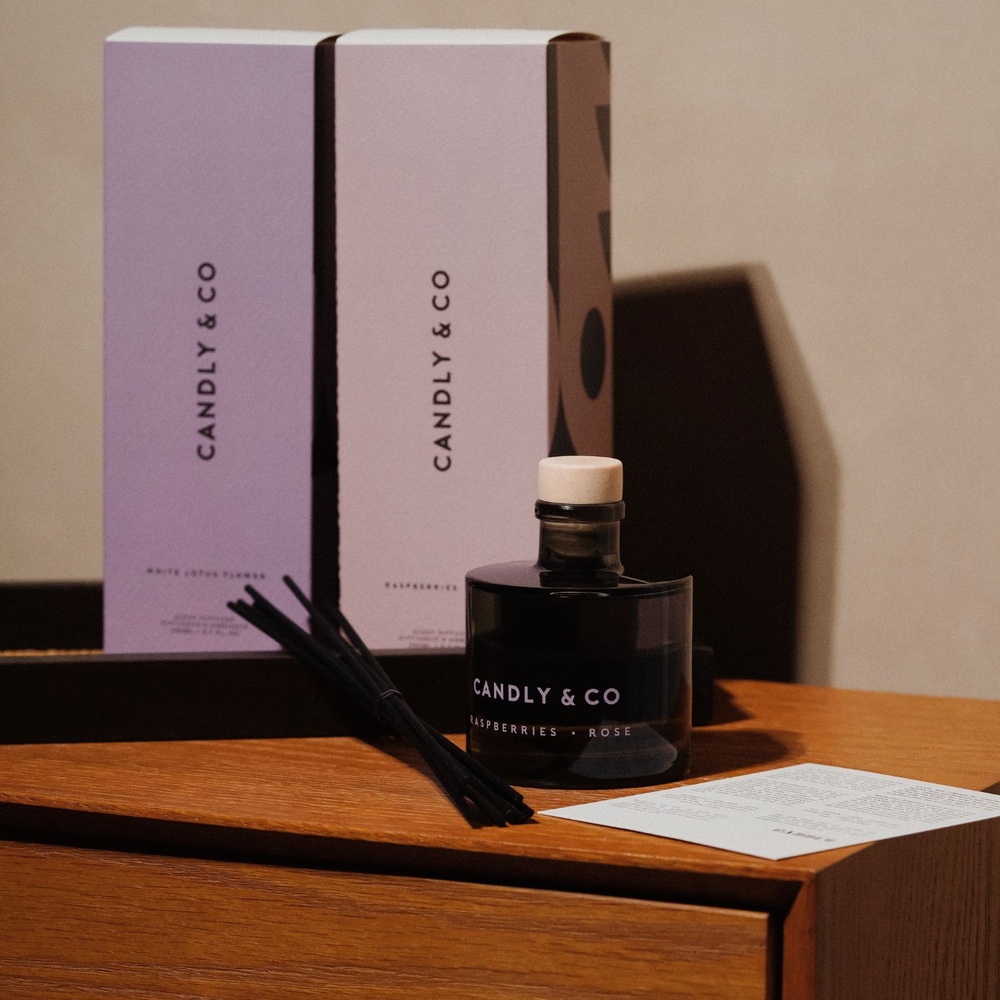 candly&co Diffuseur No.7 Framboises, Rose Diffuseur
