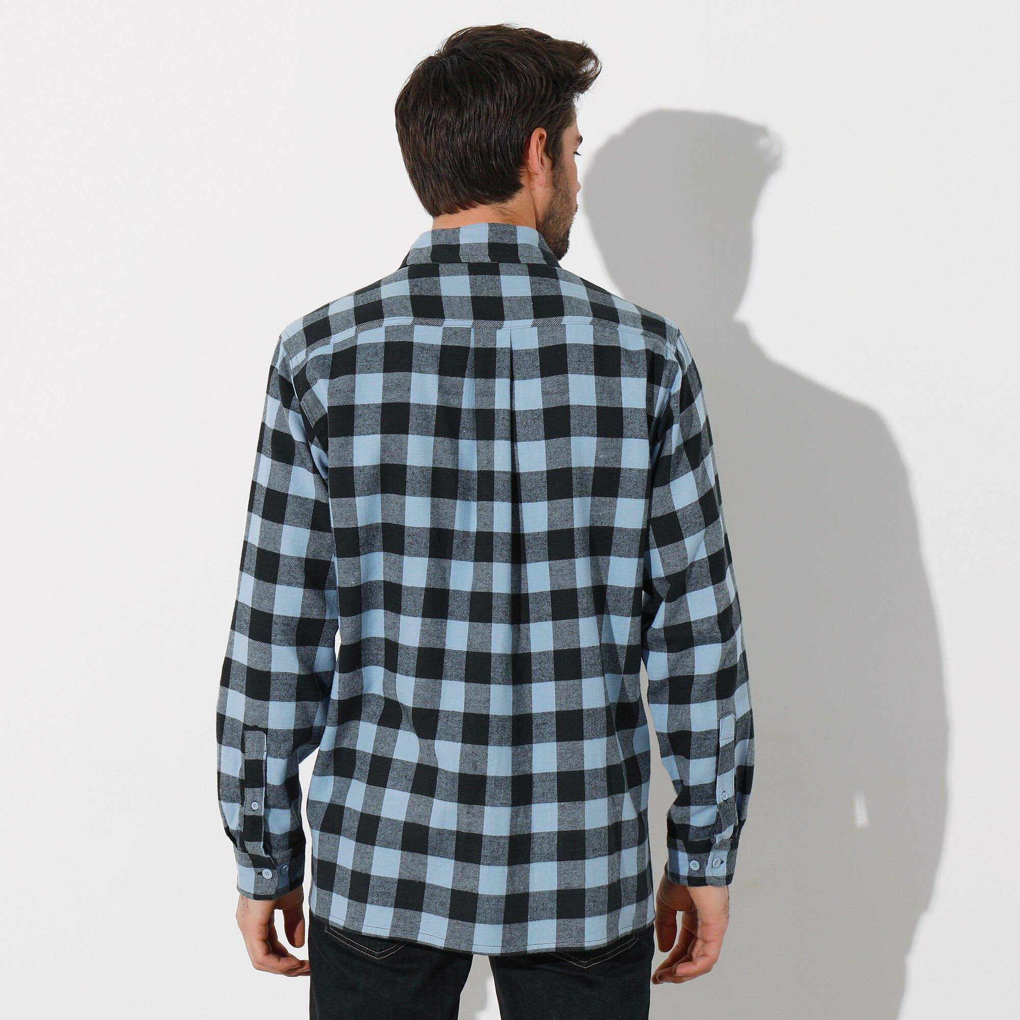 Chemise carreaux écossais flanelle