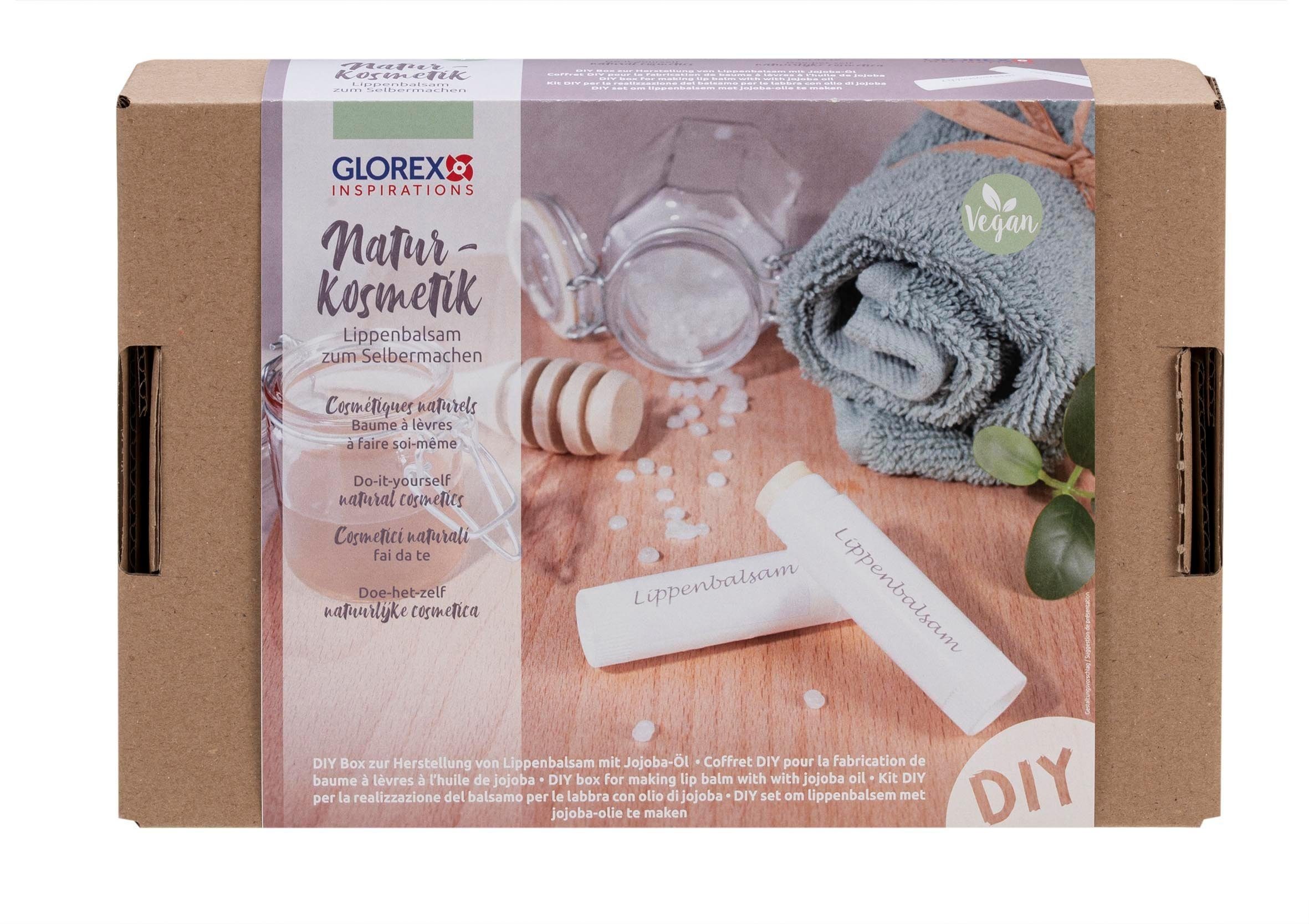 Glorex Kreativset Lippenbalsam mit Jojoba-Öl, (14-tlg), 14 Teile