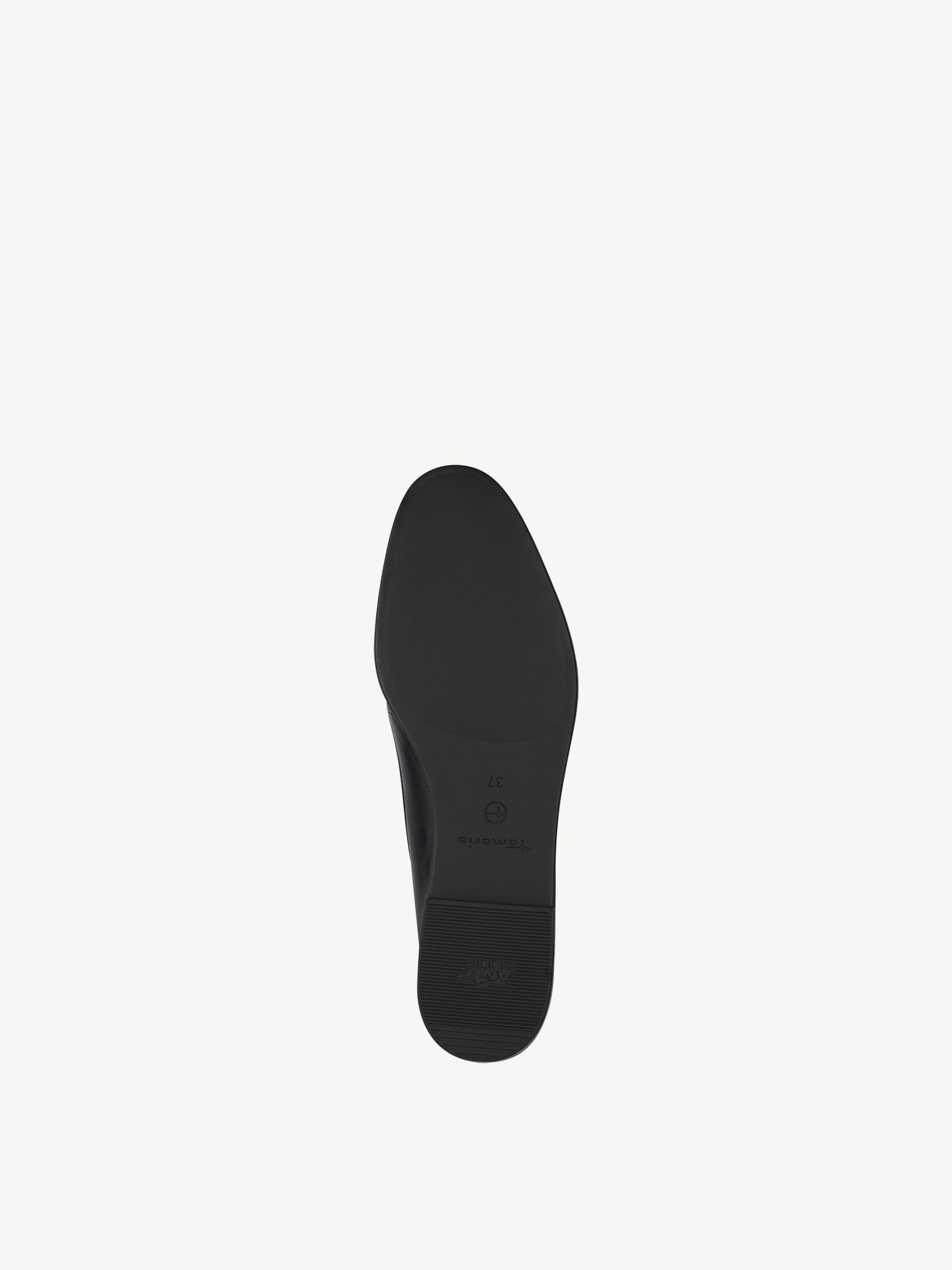 Slipper en cuir - noir