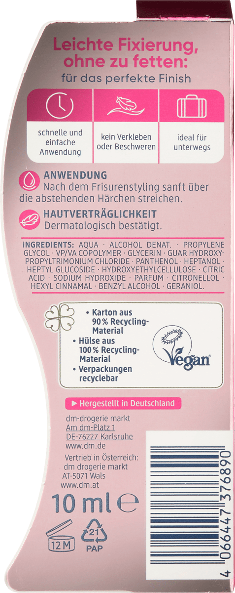 Fixierungsbürste Styling Finishing Stick, 10 ml