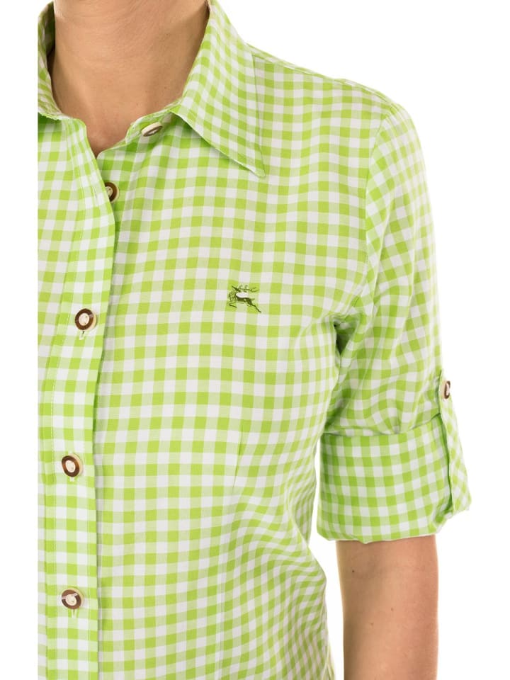 OS-Trachten Trachtenbluse 150000-2602 in hellgrün günstig kaufen