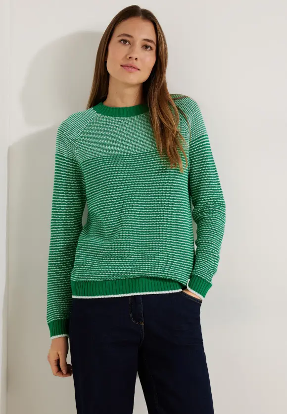 CECIL Gestreifter Strickpullover