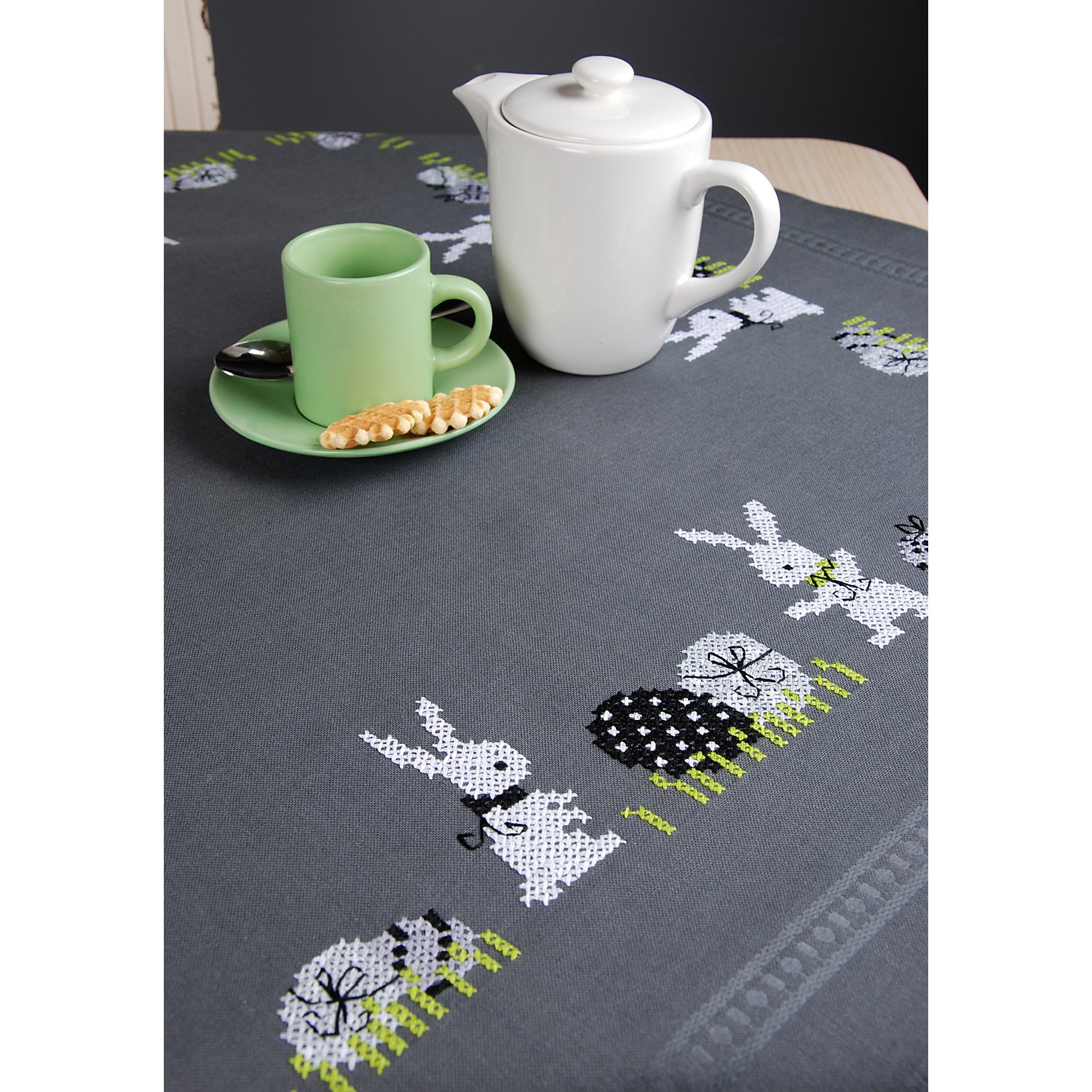 Stickmitteldecke 