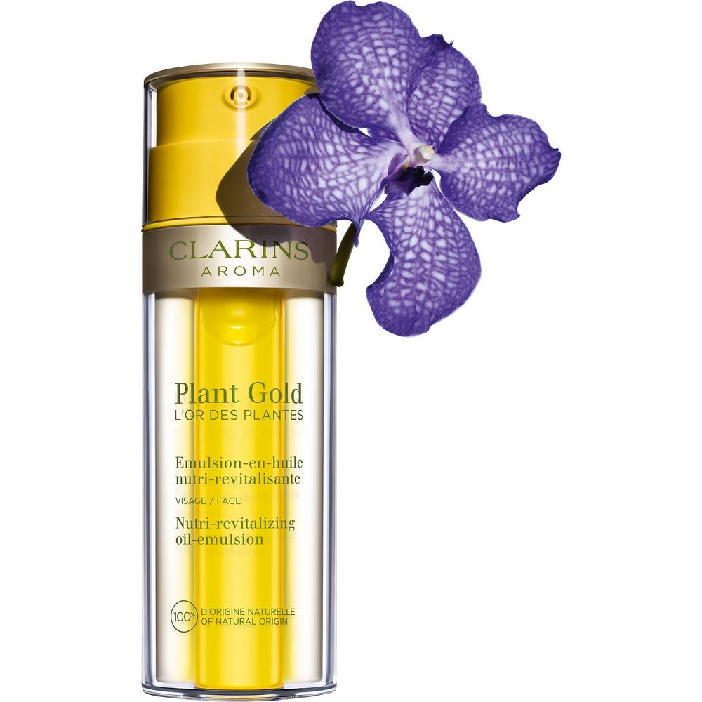 Clarins Plant Gold L'Or des Plantes 100% d’origine naturelle Huile visage