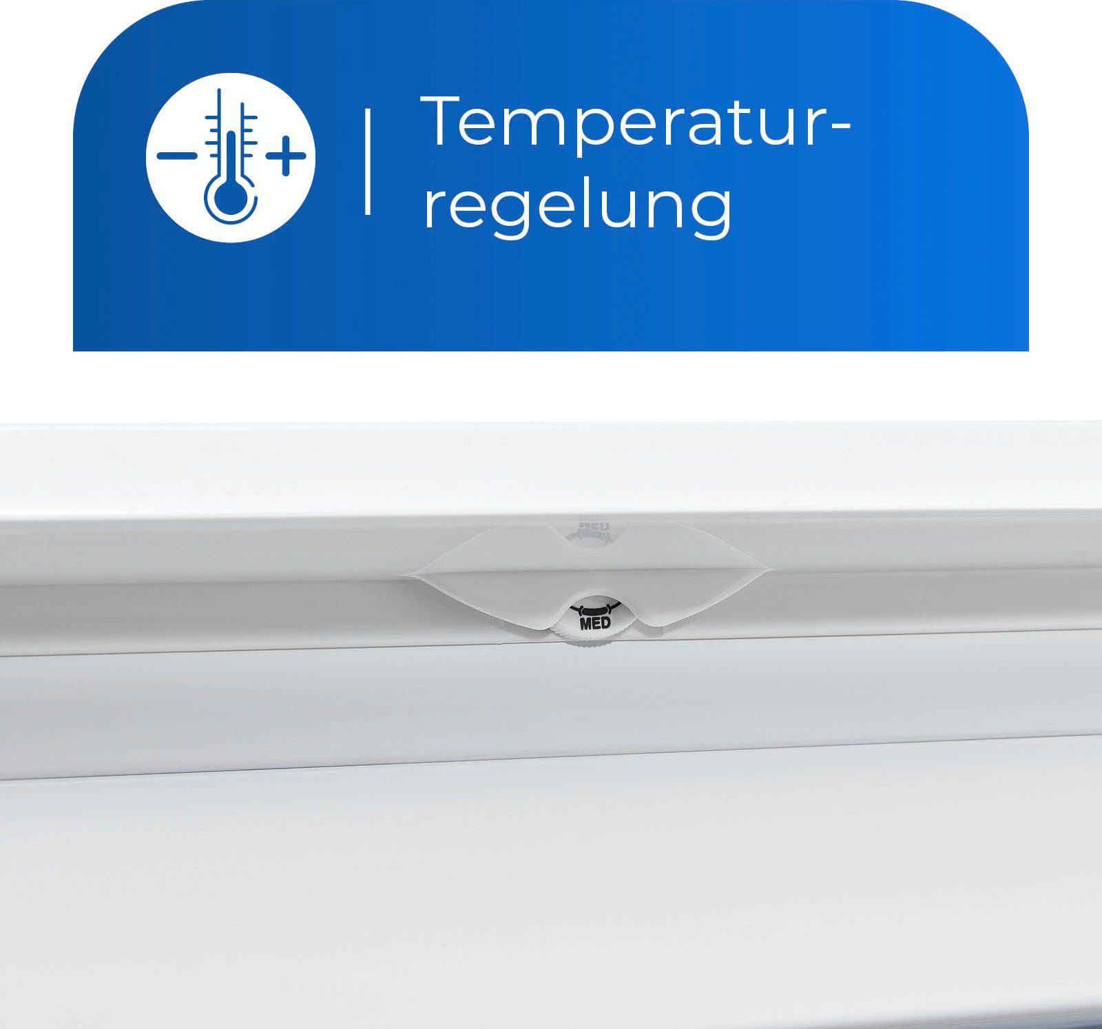 exquisit Gefrierschrank GS81-040D weiss, 85 cm hoch, 55 cm breit
