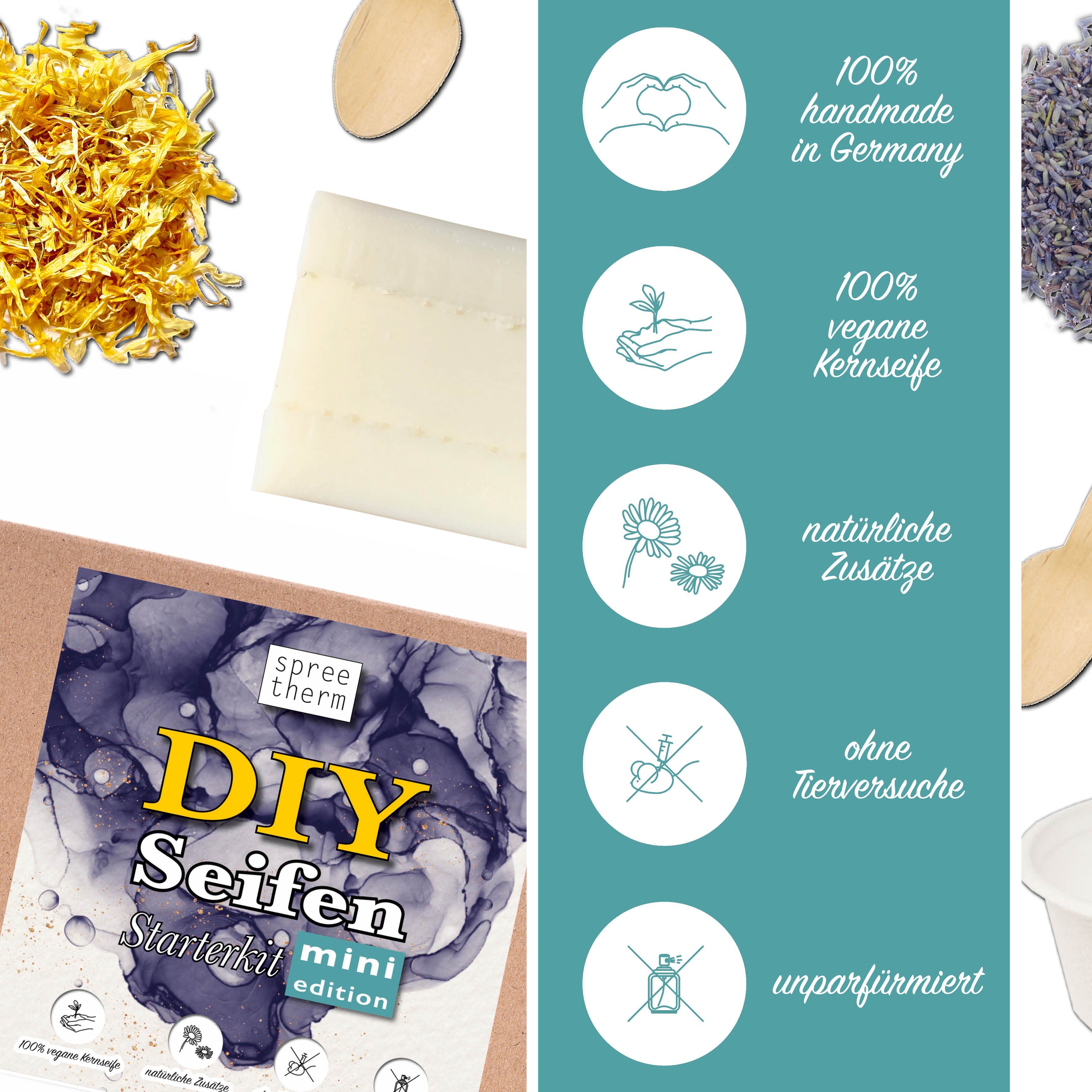 spreetherm Seifen-Set SEIFE SELBER MACHEN, inkl. 100 % veganer Kernseife, uvm., 1-tlg., - Unsere Empfehlung