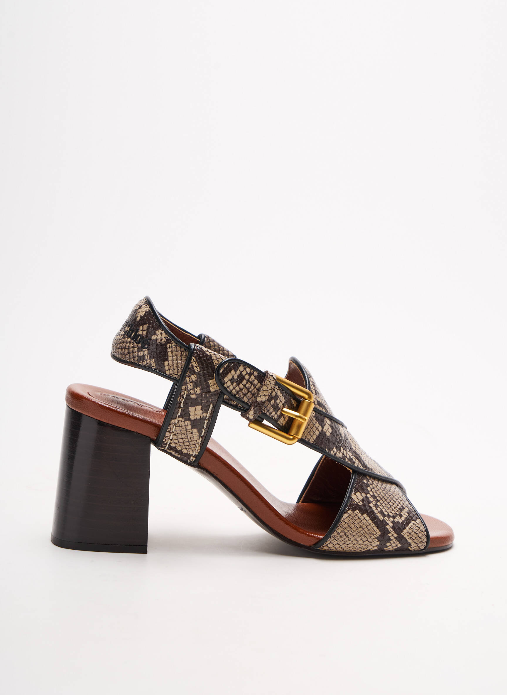 See By Chloe Sandales Nu Pieds Femme couleur marron