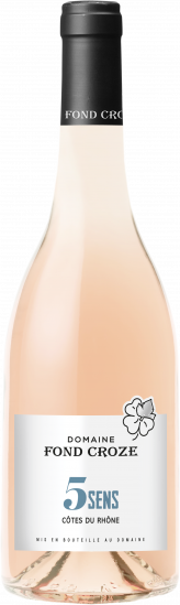 2022 5 Sens Rosé Côtes du Rhône AOP trocken Bio - Domaine Fond Croze