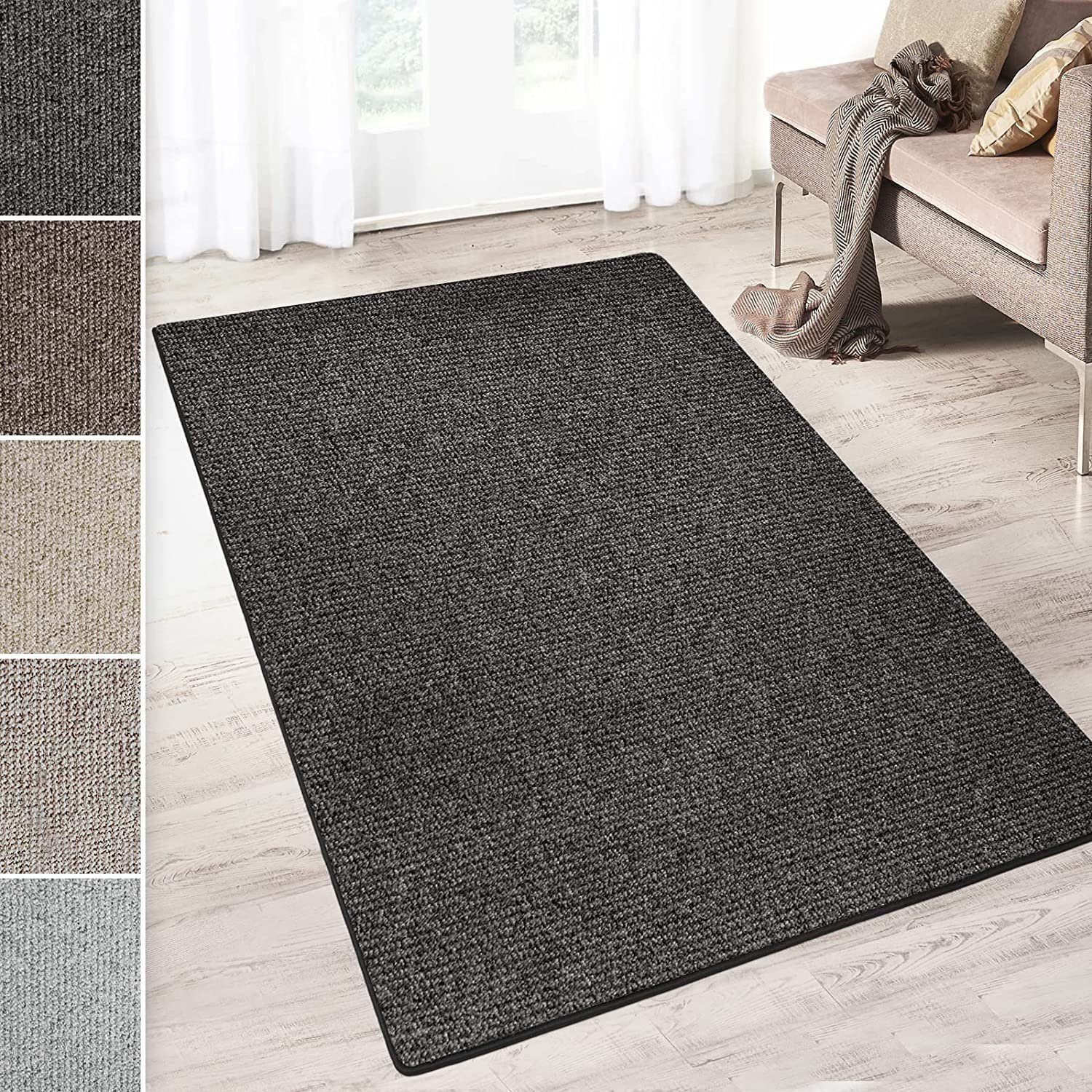 Teppich Santorini, Teppichläufer in vielen Größen, gemusterter Teppich, Karat, Rechteckig, Höhe: 5 mm