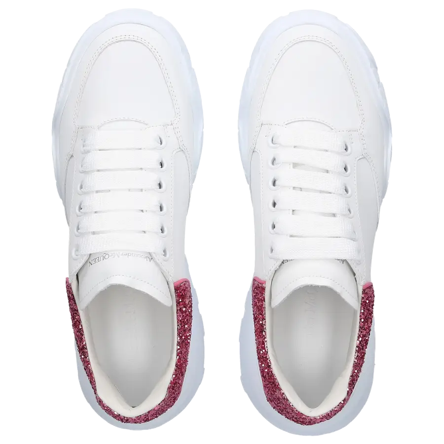 Alexander McQueen - Sneaker low NEW COURT Kalbsleder - weiß