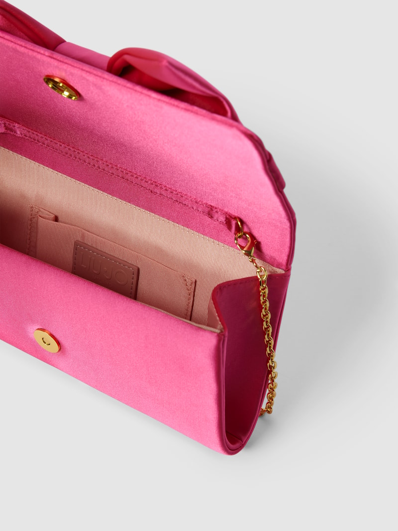 Clutch mit Schleifen-Detail in pink