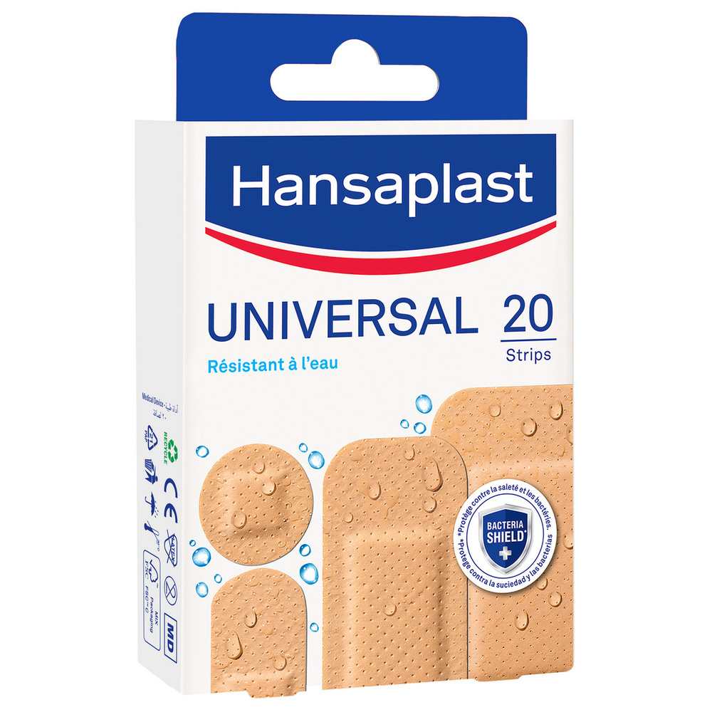 hansaplast Pansements Universal Lavables Bandage, pansement, sparadrap