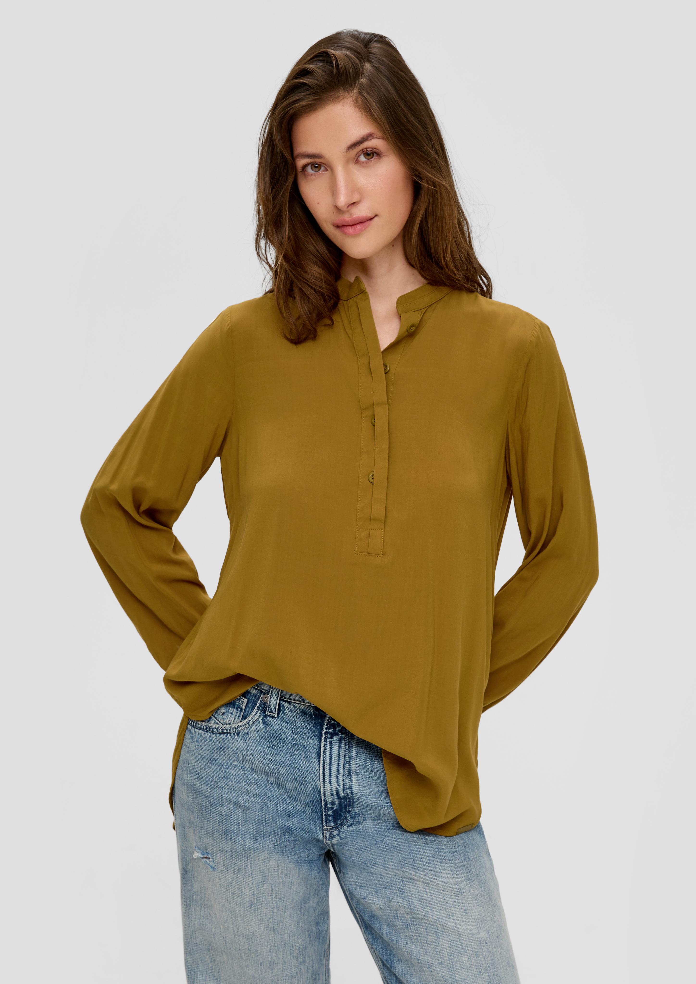 Viskosebluse mit gerafften Details  2130343-7709