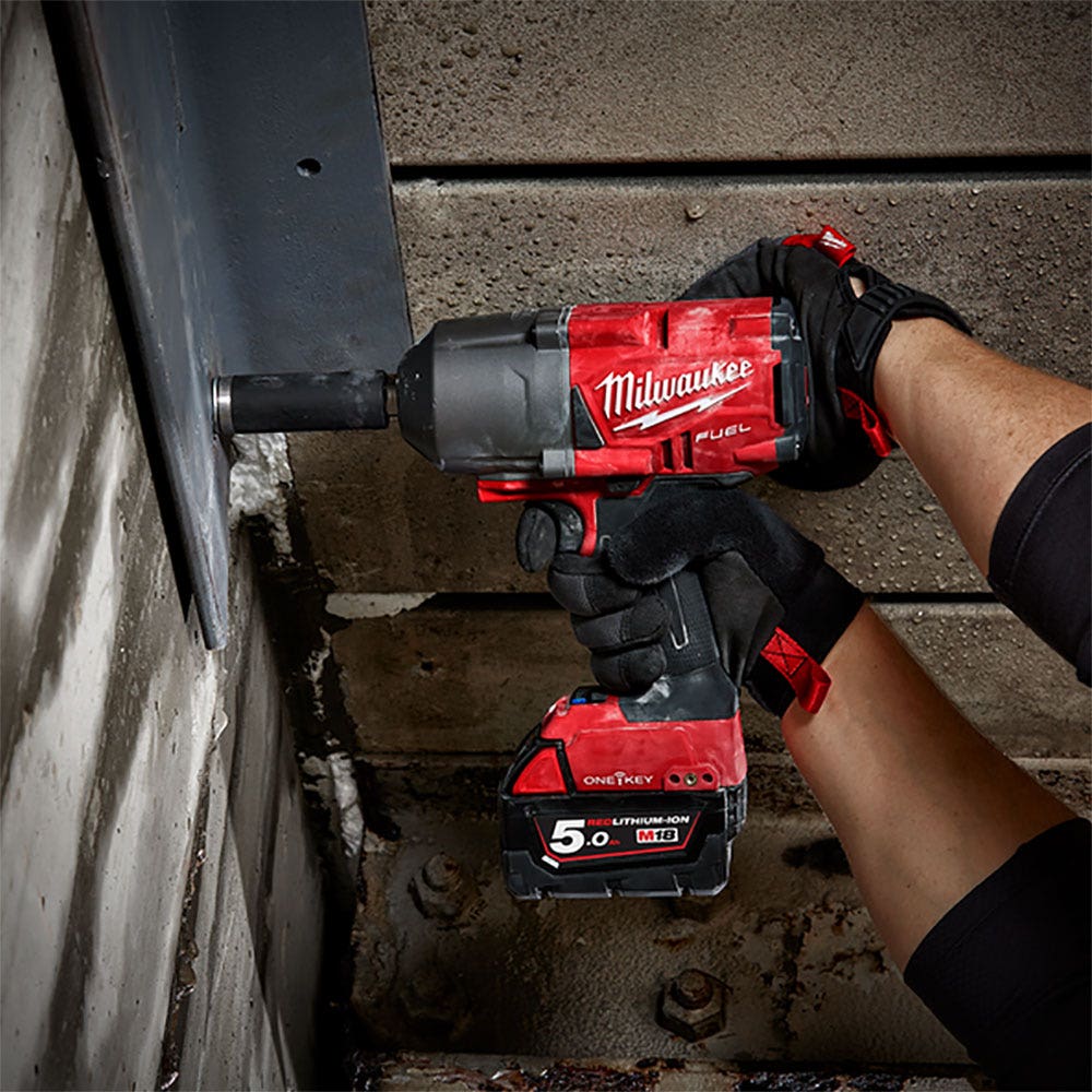 Chave de impacto sem escova Milwaukee 18V FUEL™ ONE-KEY™ Skin M18ONEFHIWF34-0 de alto torque