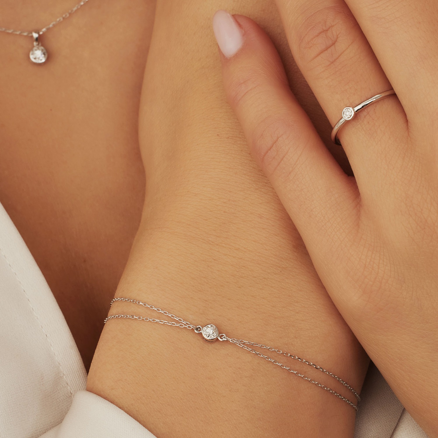 De la Paix Armband - 585 Gold / 14 Karat Gold