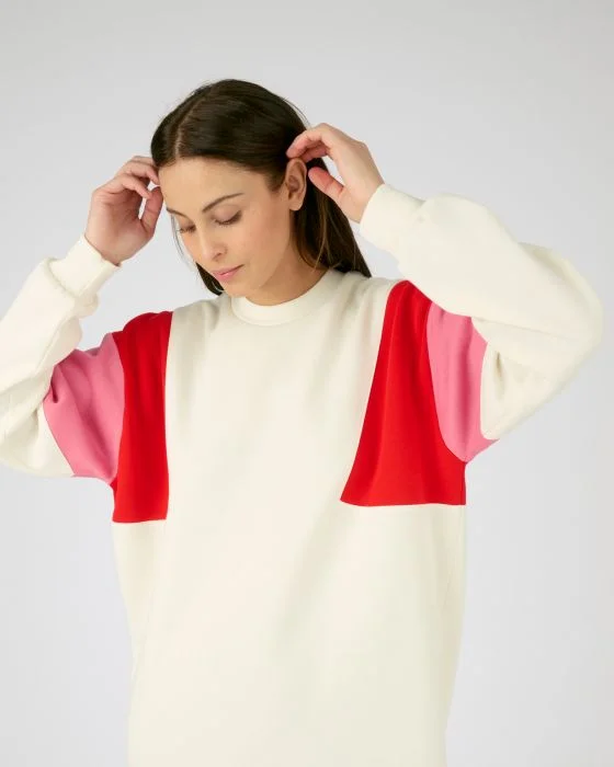 Robe sweat-shirt colorblock Thermolactyl