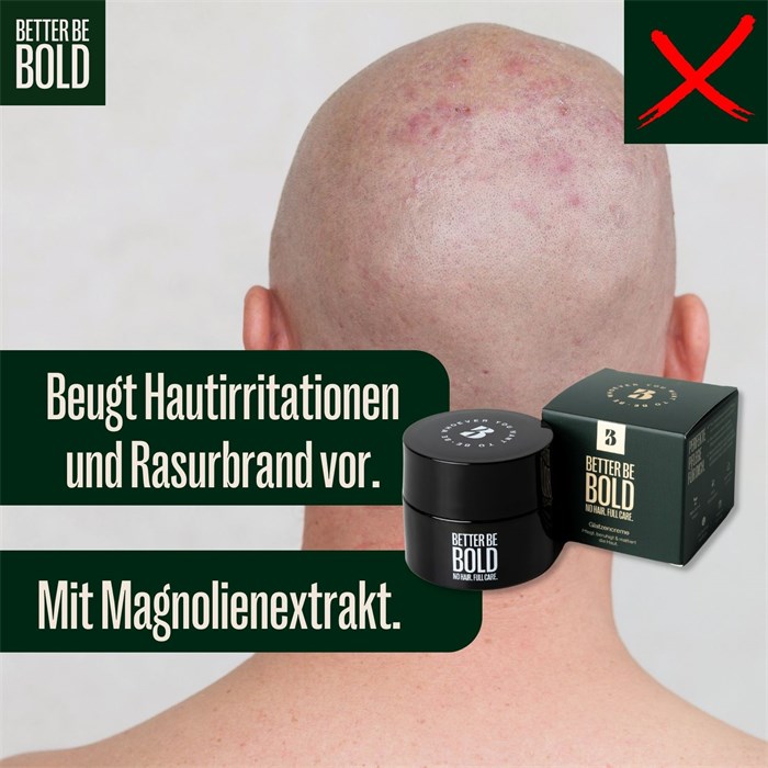 Mattierende Glatzencreme (0-3mm) mit Anti-Shine-Effekt
