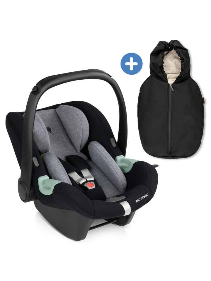 ABC-Design Babyschale Tulip (Autositz Gruppe 0  / i-Size) in schwarz,grau günstig kaufen onesize
