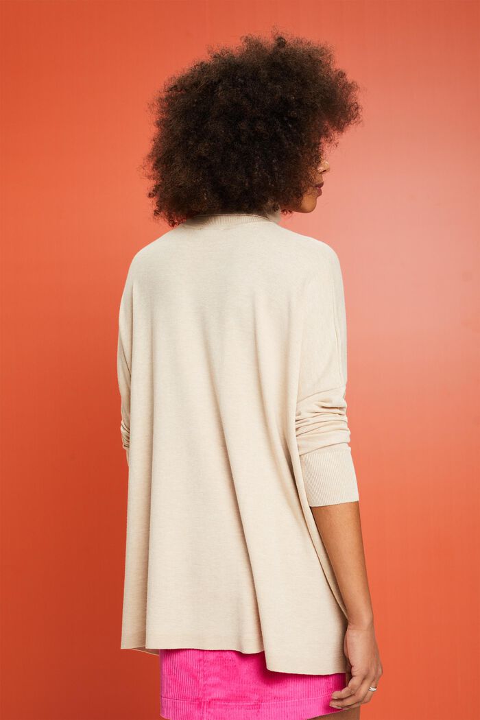 Rollkragenpullover mit Fledermausärmeln