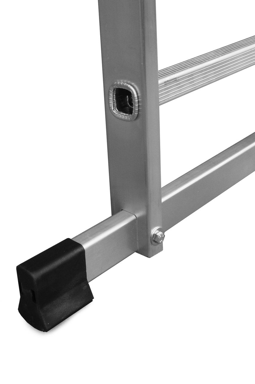 Vago-Tools Mehrzweckleiter Multifunktionsleiter Klappleiter Leiter 3 x 6 Sprossen