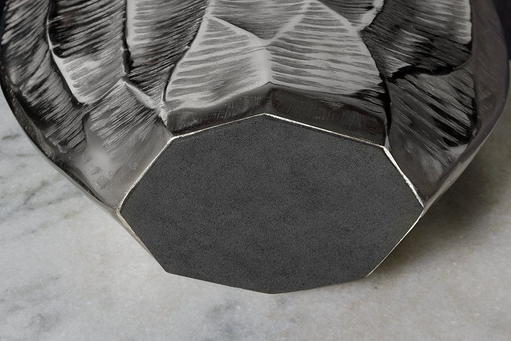 riess-ambiente Tischvase ORGANIC ORIENT 44cm silber (1 St), Wohnzimmer · Dekoration · Metall · Blumen