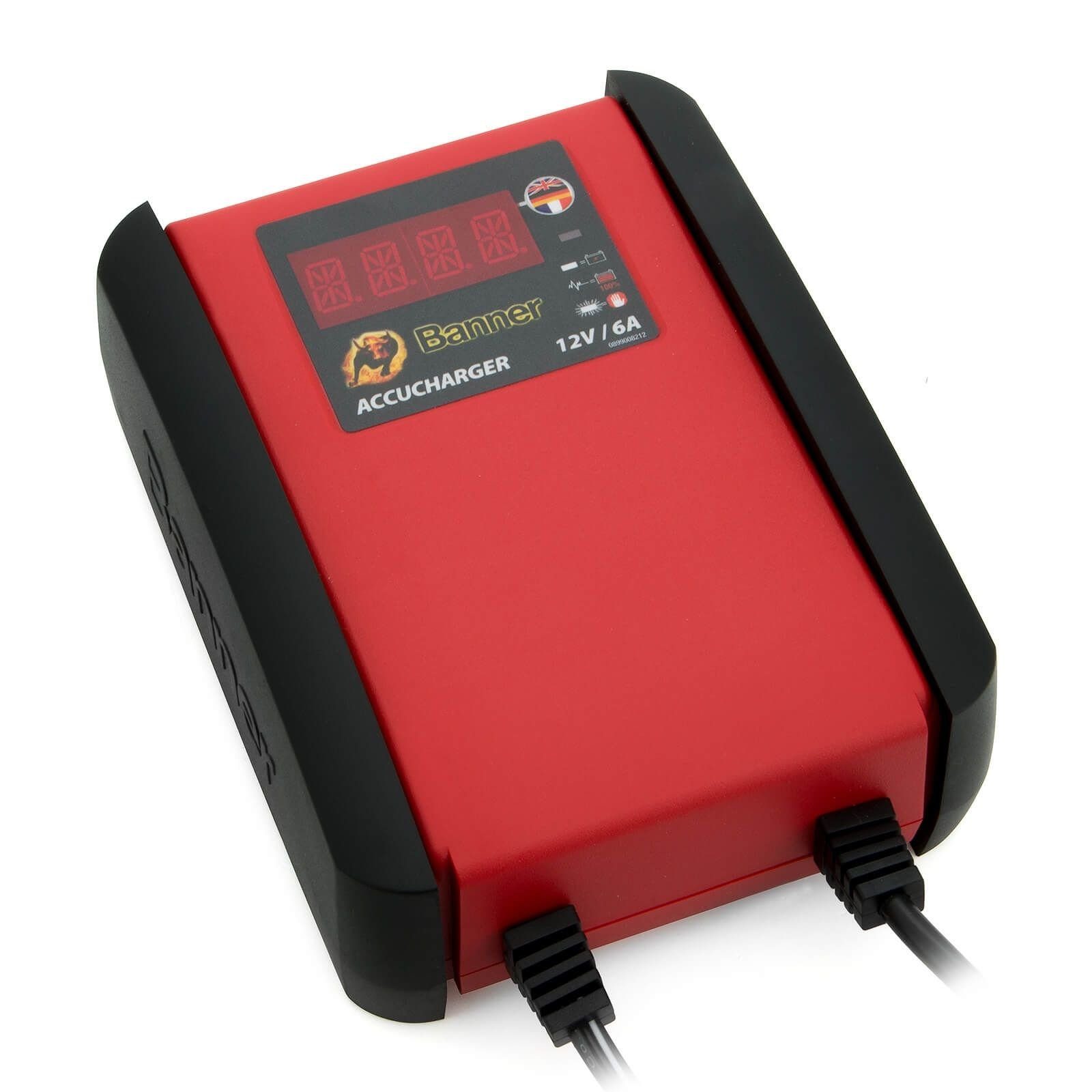 Banner Batterien Automatisches Batterieladegerät 12 Volt 6 A Typ 1240000060 Autobatterie-Ladegerät
