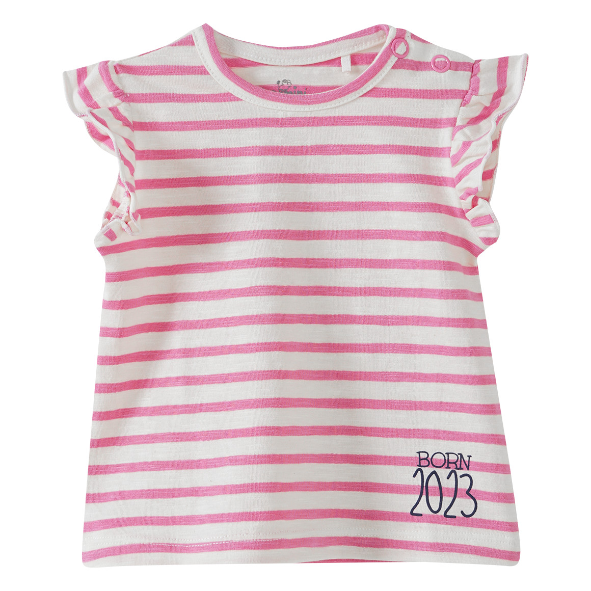 2 Newborn T-Shirts im Muster-Mix
