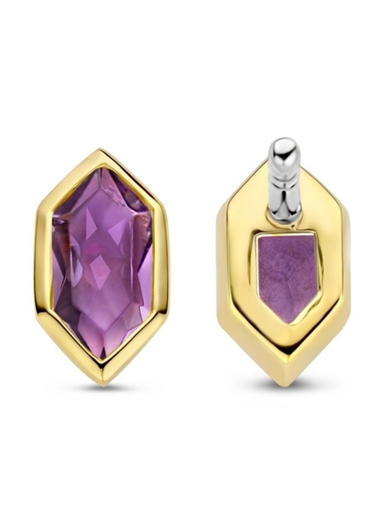 TI SENTO - Milano Stud Earrings gold plated 7944PU_H