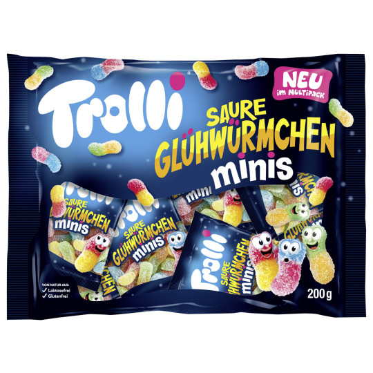 Trolli Saure Glühwürmchen minis 200G