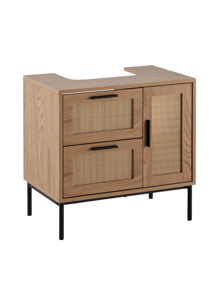 KADIMA DESIGN Waschbeckenunterschrank Eiche-Optik 60x60x40 cm mit Tür und günstig kaufen onesize