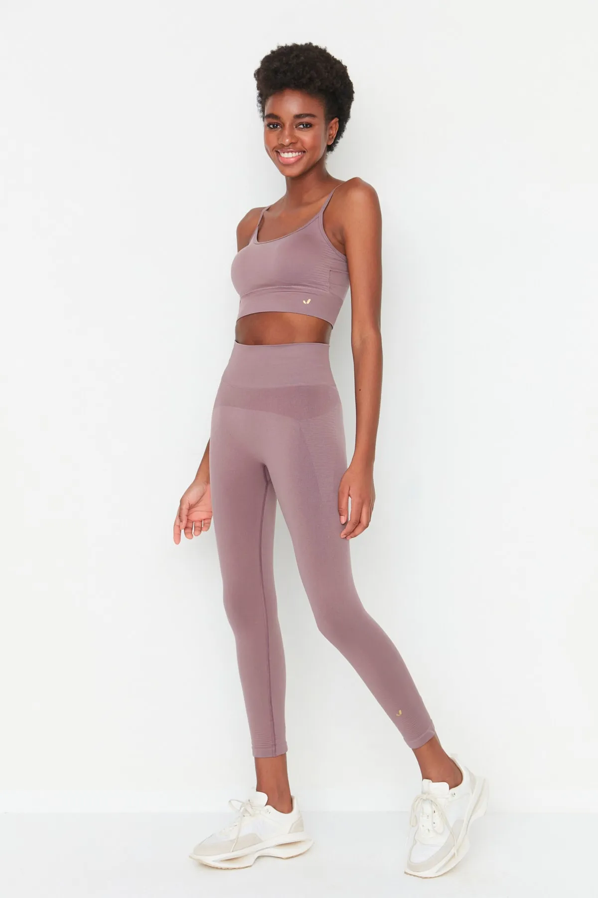 Jerf  Vella - Lilafarbene Lifting-Strumpfhose mit hoher Taille