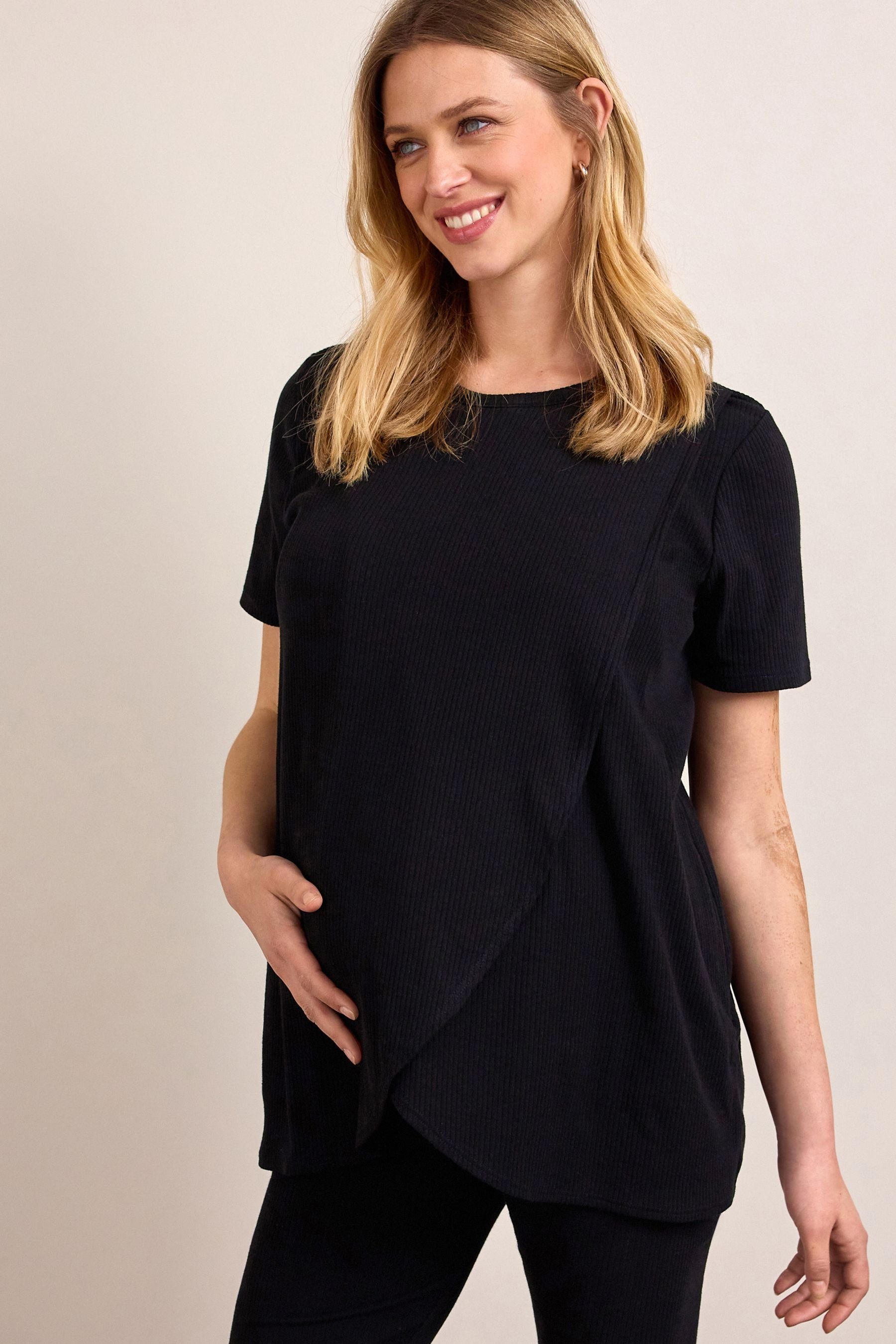 Next Stillshirt Geripptes Stilloberteil, Umstandsmode (1-tlg)