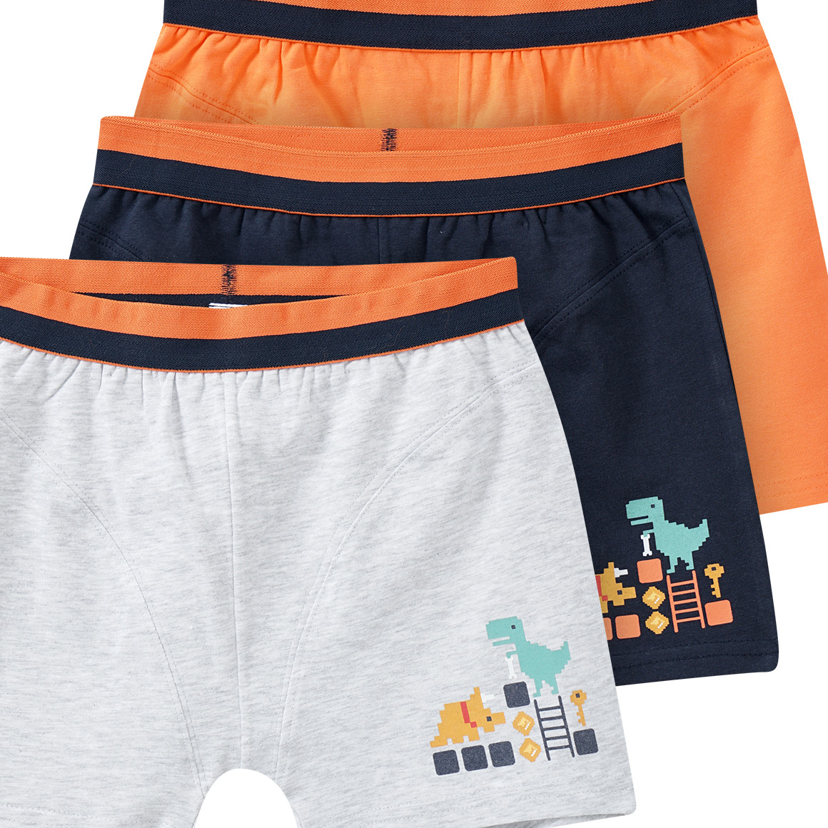 3 Jungen Boxer mit Gaming-Print