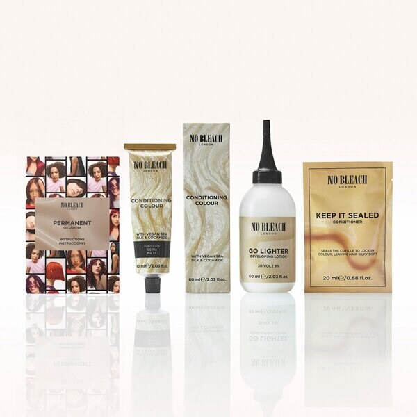 No Bleach London Vivid Copper tartós vegán hajfesték készlet 150ml