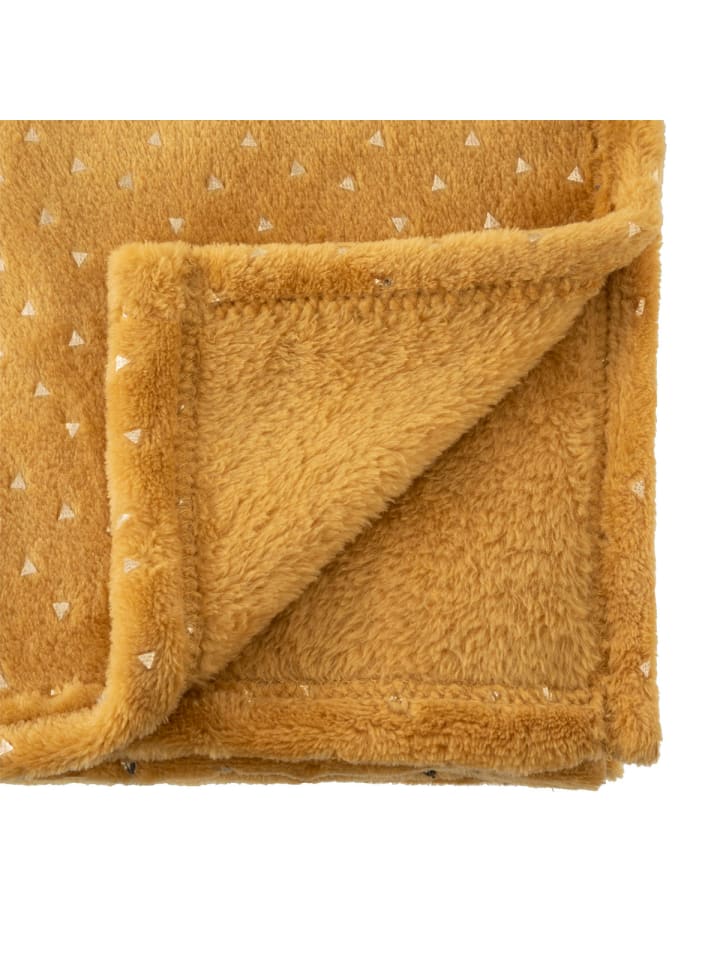 Atmosphera Créateur d'intérieur Kuscheldecke in gelb günstig kaufen onesize