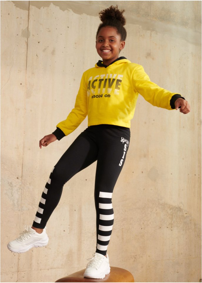 Mädchen Leggings mit Bio-Baumwolle