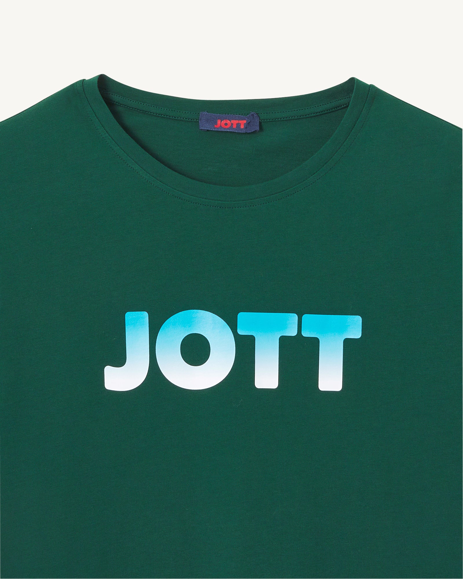 T-shirt en coton biologique Vert foncé Pietro