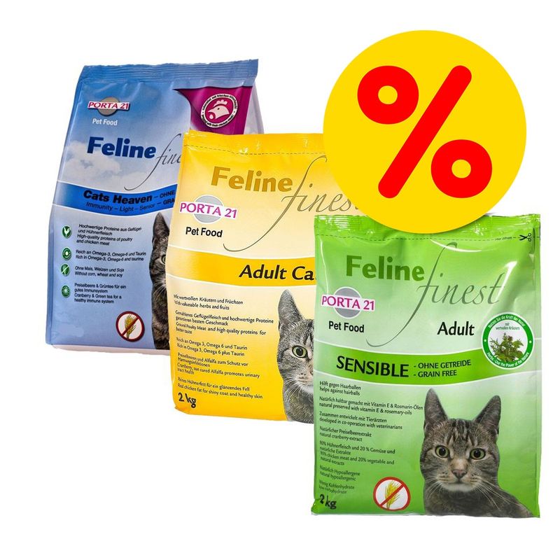 Mix-Sparpaket Porta 21 Feline Finest 3 x 2 kg zu TOP-Preisen % | bitiba