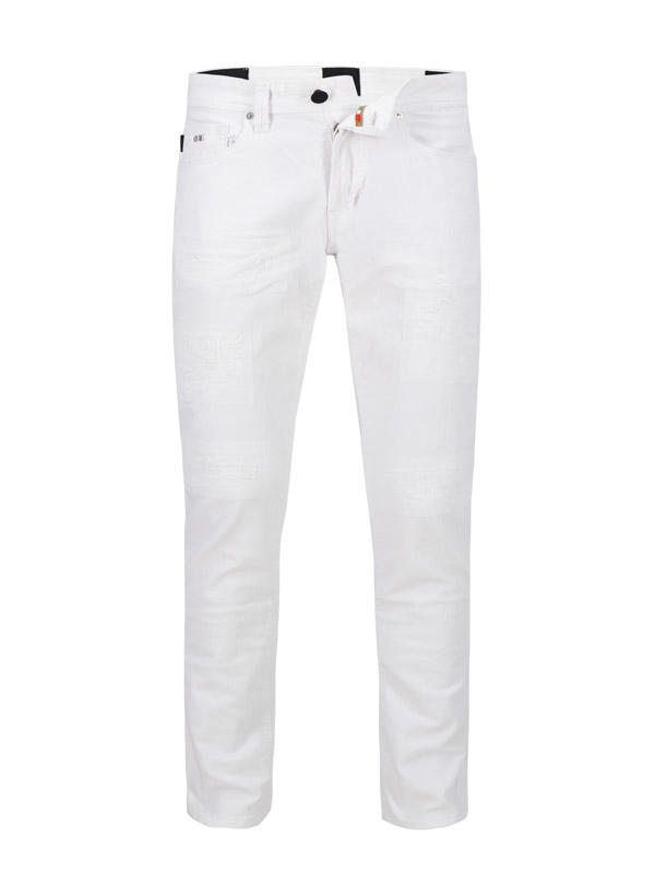 tramarossa, Jeans 1980, Slim Fit, Baumwoll-Stretch, white destroyed