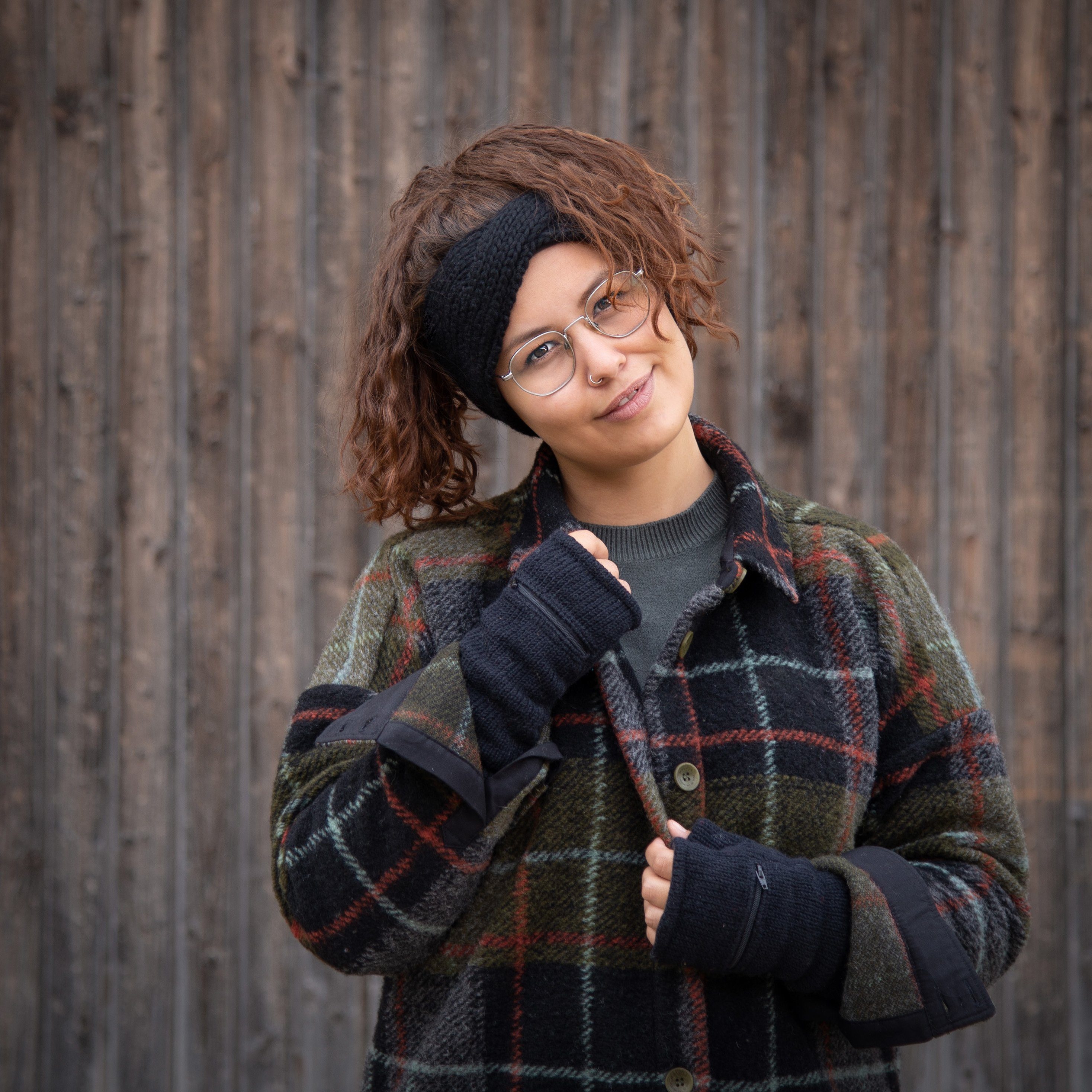 McRon Stirnband Modell Sarala im Twist, mit Fleece gefüttert