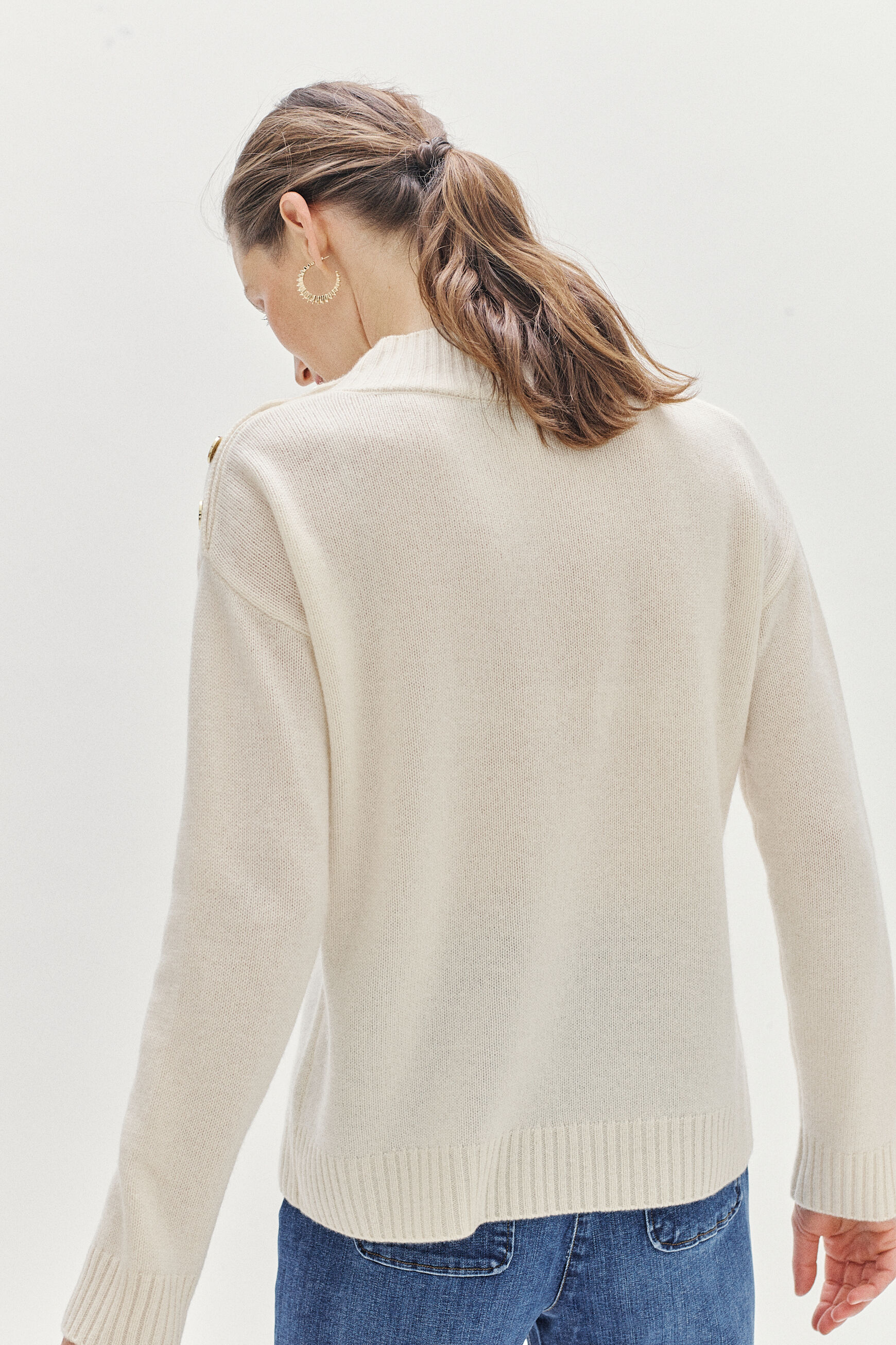 pull martin ivoire femme